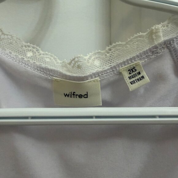 Aritzia Wilfred Proximity Cap Sleeve T-Shirt in Ice Lavender - Picture 4 of 8